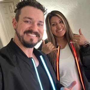 TRON-Inspired Light Up Jacket