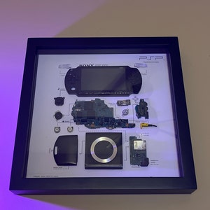 PSP 1000/2000 分解コンソールアート（額入り）: Tech Gift - Etsy 日本