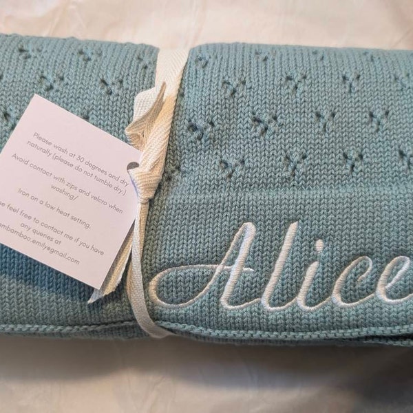 Lilette Pointelle Knit Blanket - Sand main image 0