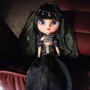 Customer photo of Queen Cleopatra Black Dress from This Is Blythe