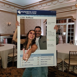 Myspace Selfie Frame | Printed Coroplast Photo Booth Prop ...