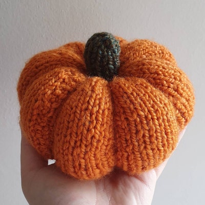 Easy Knitted Pumpkin Pattern Instant Download - Etsy UK