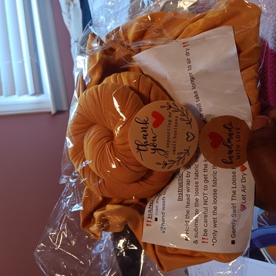 already tied head wraps