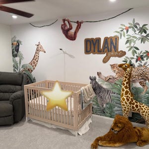 Arazzo Giurassico Dinosauri - 230x140 Cm, Multicolore Verde Per Decorazione Parete