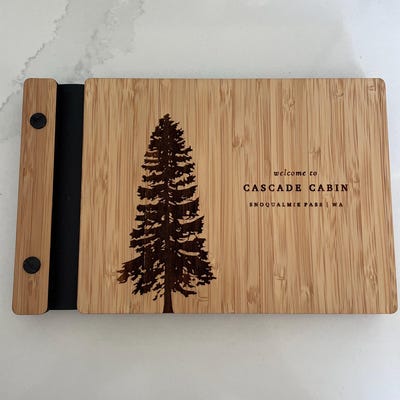 Custom Anniversary Book With Engraved Details - Etsy