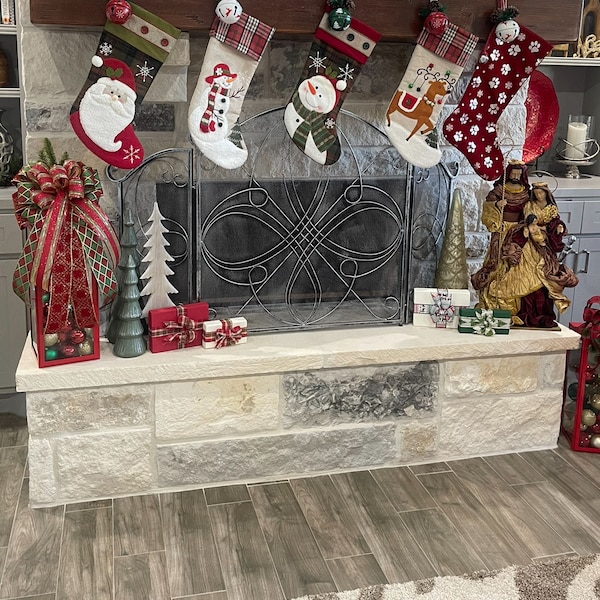 Wood Christmas Present Blocks / Classic Christmas Gift Wood Blocks ...