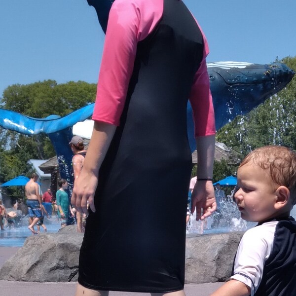 Plus Size Fold Over A-line Skirt in Teal main image 0