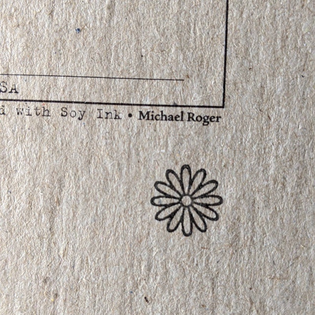 Retro Flower - Daisy Rubber Stamp — Modern Maker Stamps