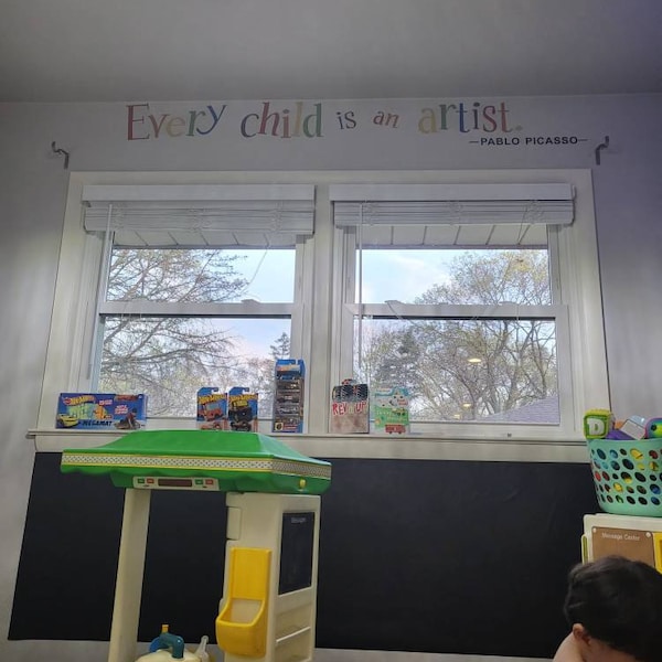 Chalk Board Wall Decal! Home School Play Room, Office, Kitchen