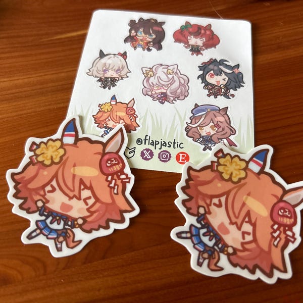 Uma Sticker Set Assorted Uma Musume Stickers, Series 5 - Etsy