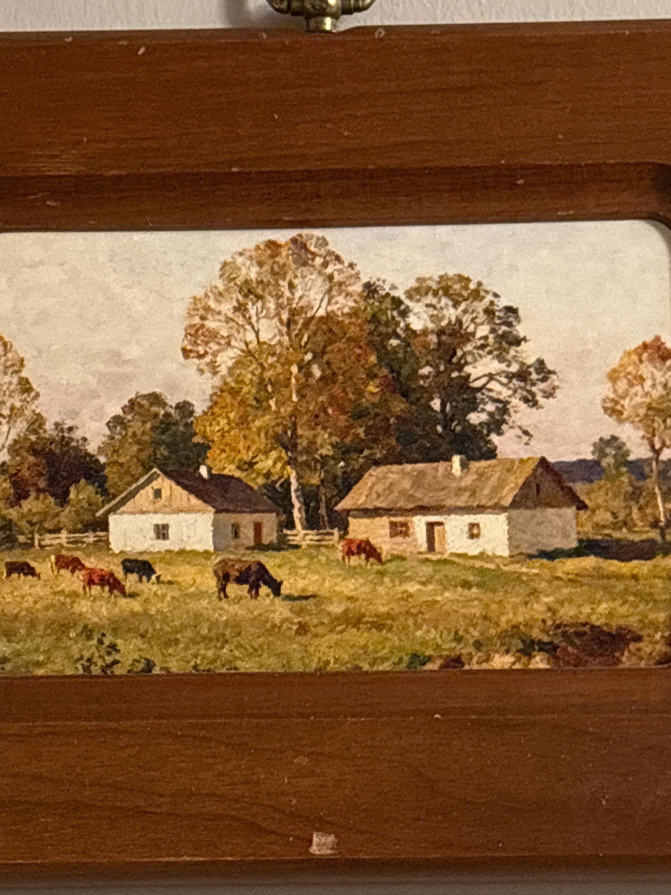 Customer photo — Country Homestead Art Print – Framed Farmhouse Decor