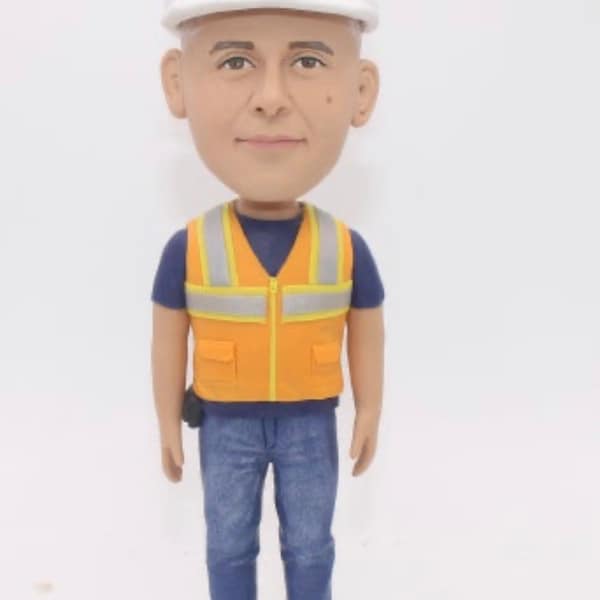 Maintenance Worker Bobblehead - Facility Technician Figurine main image 0
