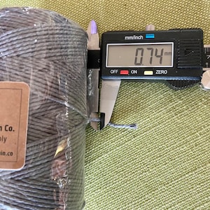 4mm Single Strand Cotton Macrame String Coconut White - Etsy
