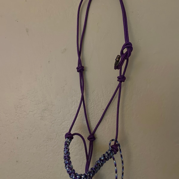 Mini Rope Halter THIN Rope Halters, Mini Halter, Trail Halter - Etsy