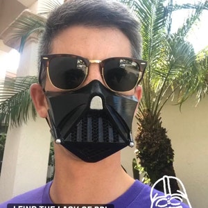 Darth Vader Face Mask/mask Cover | Etsy