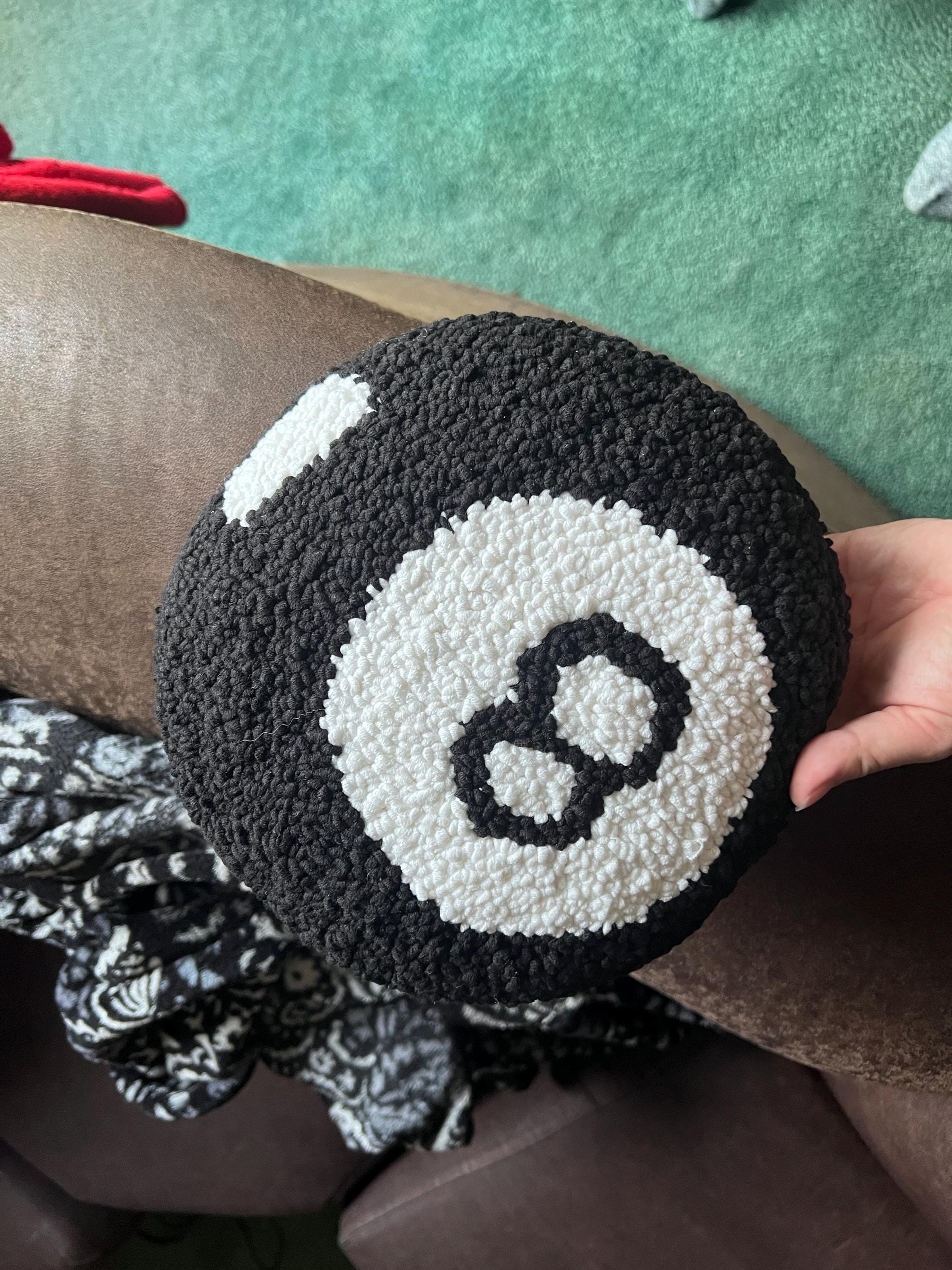 Very cute pillow, arrived quickly in the mail, and is a great edition to my room