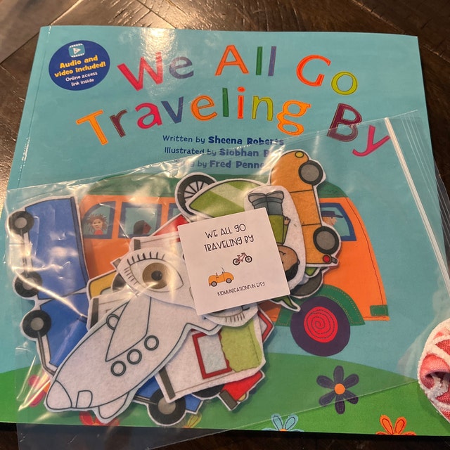 Felt Transportation Story Set: We All Go Traveling by - Speech