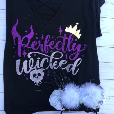 Perfectly Wicked Svg, Villains Svg, Villain Shirt Svg, Mouse Ears Svg ...