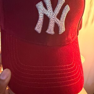 NY Velevet Bling Hat - Etsy