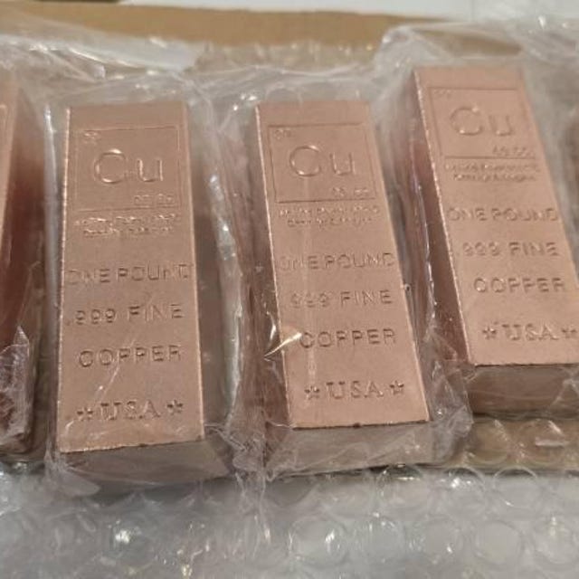 1 lb Copper Ingot .999 Fine Copper 16 oz copper bar Bullion - Etsy
