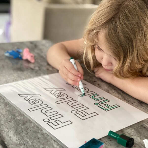 Shapes Tracing Sheet Etsy