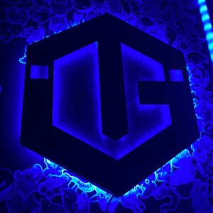 Custom Gamertag Sign Gamer Tag Night Light Gamer Tag Led | Etsy