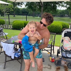 Father Son Matching Swim Trunks, Matching Swimsuit, Daddy and Me ...