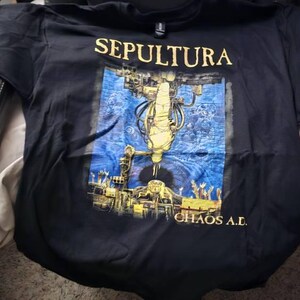 限定スチール缶 タペストリー SEPULTURA / Chaos A.D. SEPULTURA - Chaos A.D. Flag (cloth poster Banner tapestry