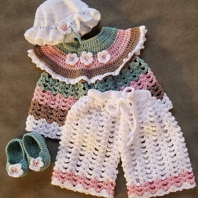 Crochet Angel Top Set Crochet Pattern DOWNLOAD CNC281 - Etsy