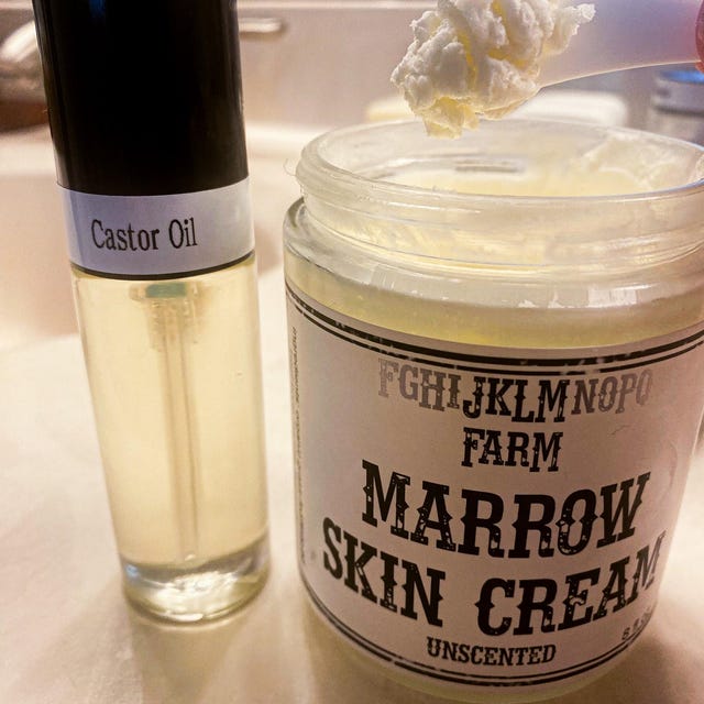 Marrow Skin Cream - Unscented, Organic, Dry-rendered, & Grass-fed