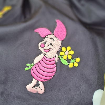 Paire De Patches Brodés Fleurs Violettes - À Coudre Ou à Repasser Sur Jeans, Vestes, Sacs