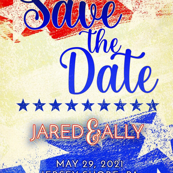 Memorial Day Invitation - Memorial Day Flyer - Red White and Blue - 4th ...