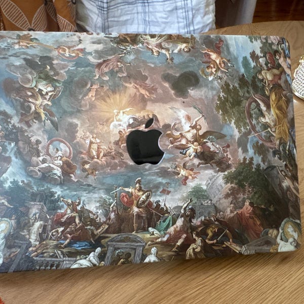Computer Renaissance Case Badge Renaissance Art New MacBook Case,hard Laptop Case for MacBook Air15/13 ...