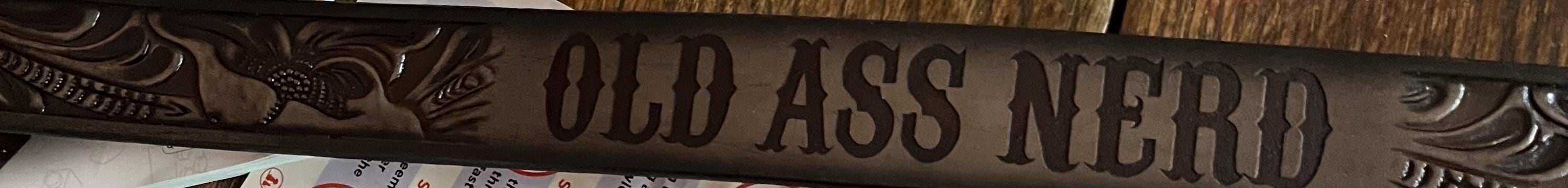 Name Belt. Western Design NBT929 - Belt is 1 1/2&quot; wide - Includes name in center back, removable utility buckle & leather keeper