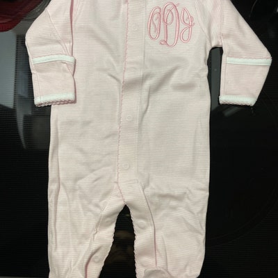 Baby Girl Coming Home Outfit Monogrammed Footie Blanket - Etsy