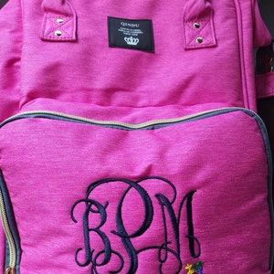 Multi Functional Diaper Bag Backpack, Mummy Monogrammed Baby Diaper Bag ...