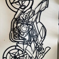 PAREKS 3D Metal Wall Art Large Metal Wall Art Sculptures