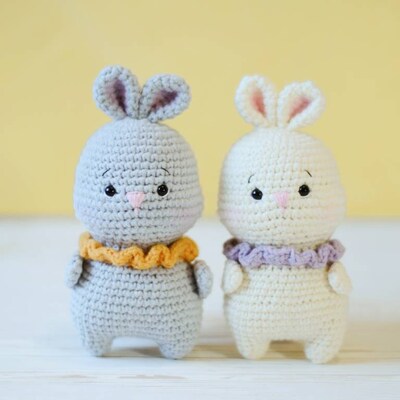 Crochet Pattern Little Bunny PDF / ENGLISH KOREAN . Crochet Pattern by ...