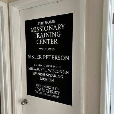 Welcome to Home MTC Sign digital Download, Missionary Training Center ...