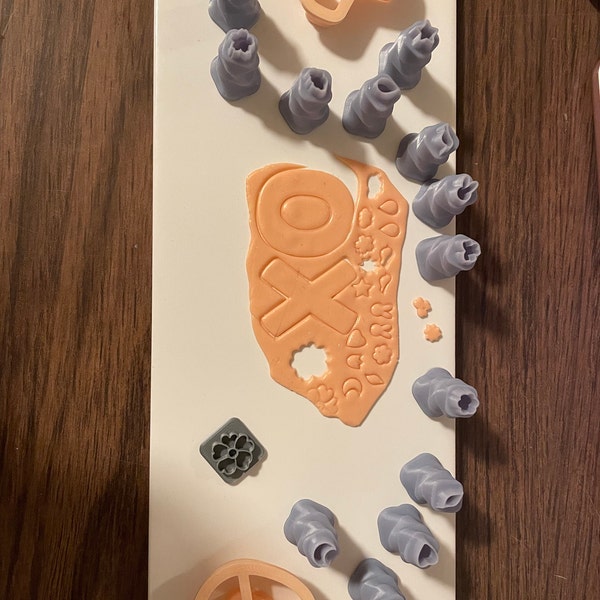 Micro Cutter Set of 25, Micro Clay Cutter Set, Flowers, Spring, Petal ...