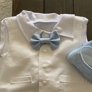 Baby Boy Blessing Outfit Baby Boy Baptism Outfit ALL WHITE - Etsy