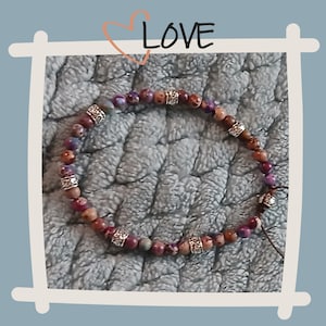 PROTECTION Tiger Eye African Turquoise Jasper Gemstone Bracelet, Adjustable Tibetan Minimalist Yoga Boho Bracelet, Gift for men for him