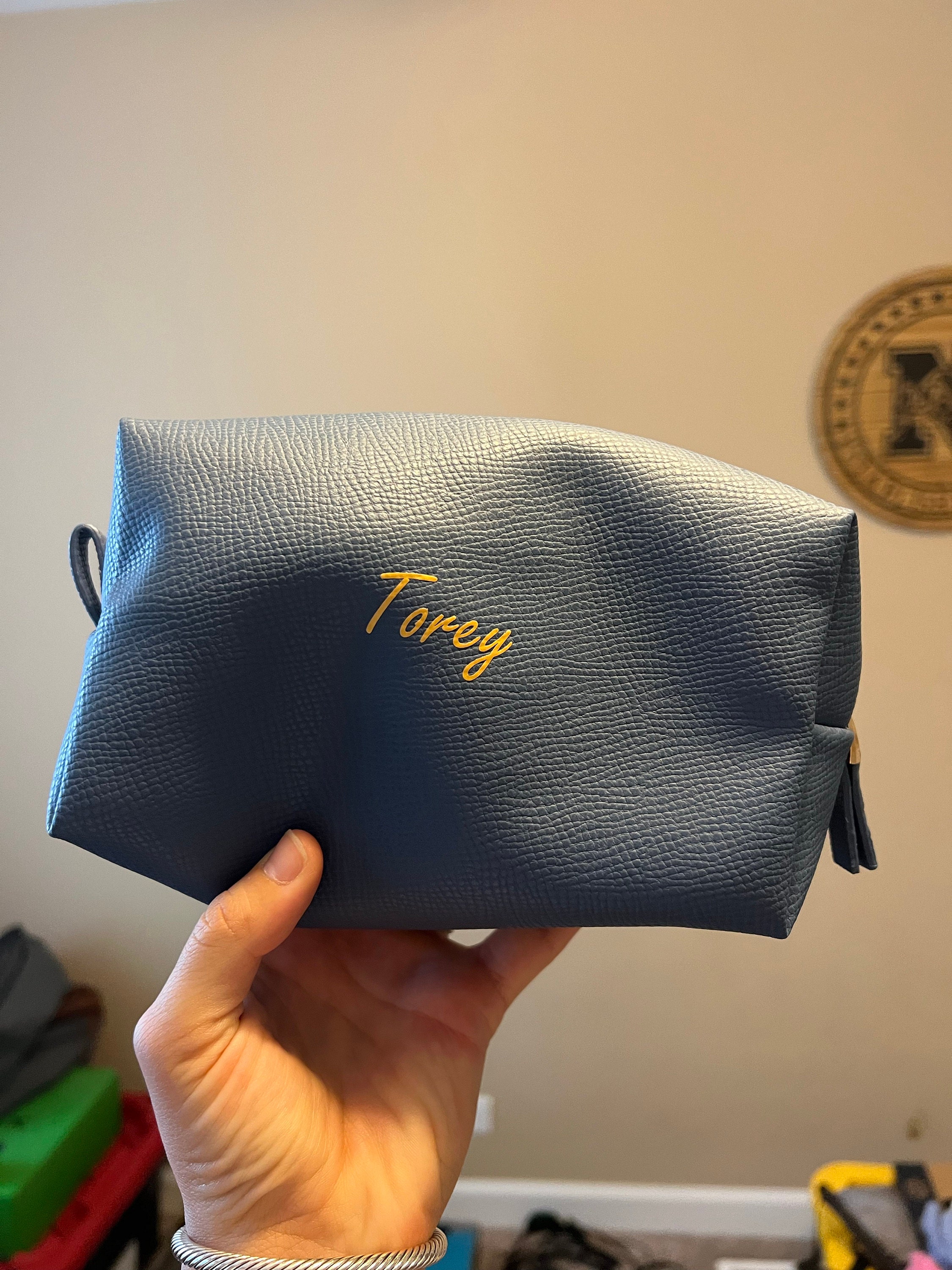 Personalized Bag for Bridesmaid Squad | Clutch Makeup Bag - A Stylish and Customizable Gift for Bachelorette Parties!