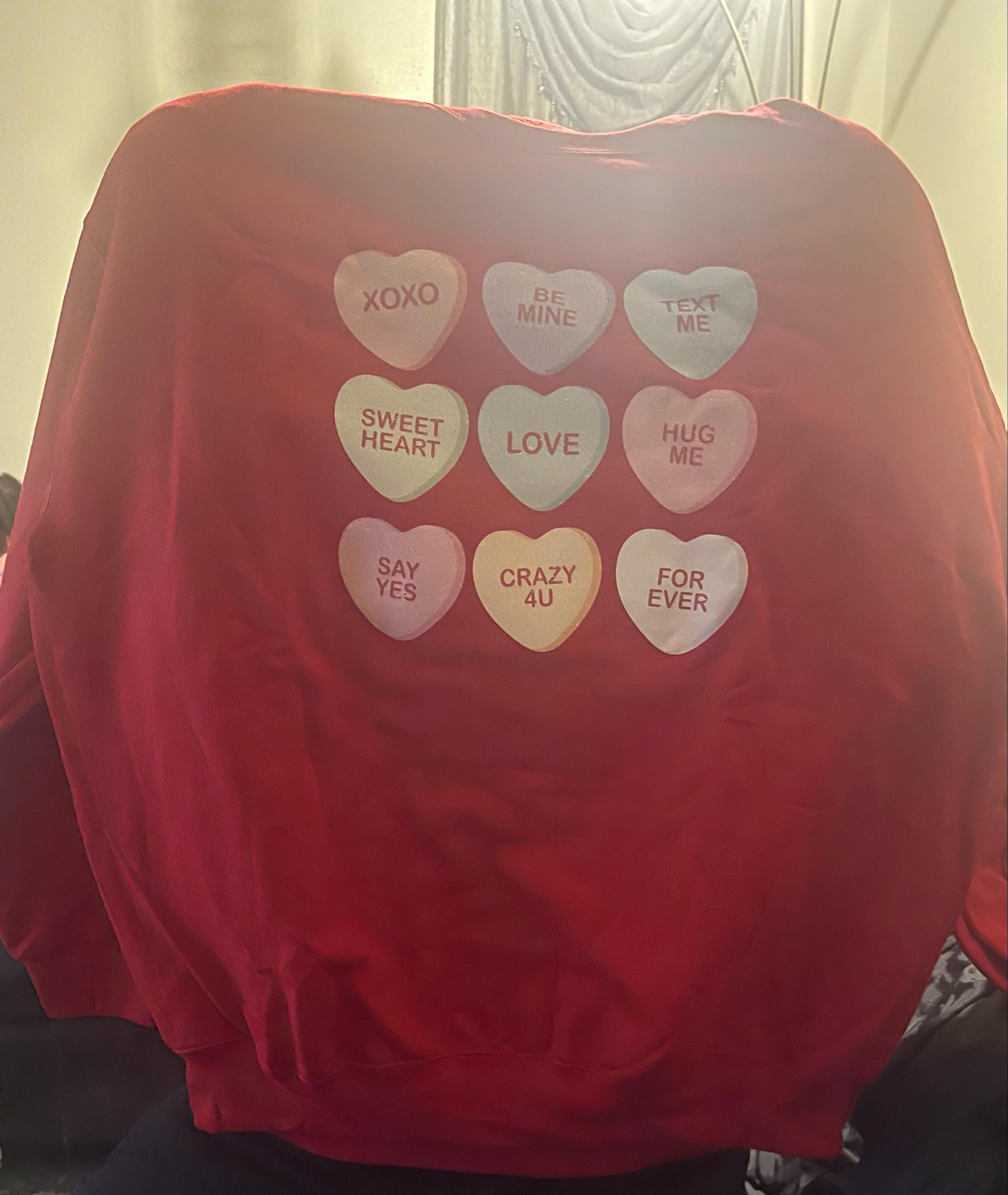 Candy Hearts Shirt, Valentines Day Mommy and Me Outfits, Valentines Day Gift for Mom and Daughter, Matching Mama and Mini Valentine Shirts
