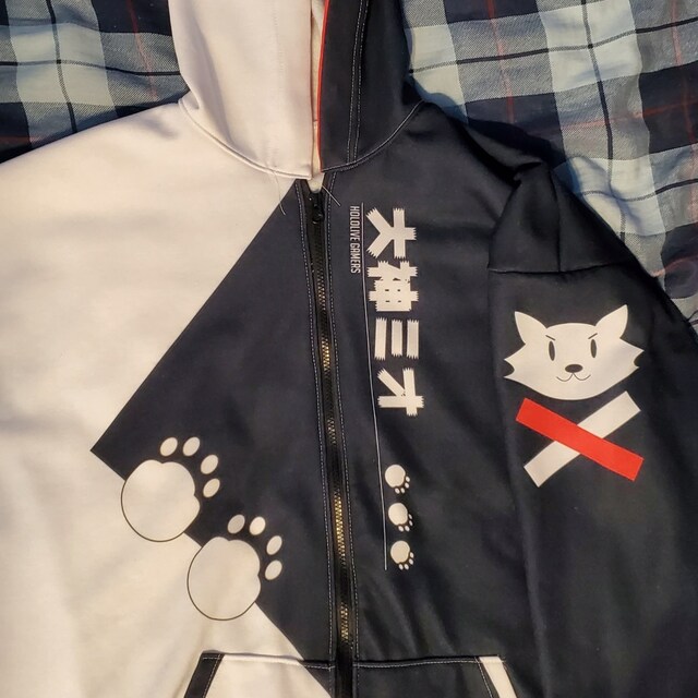 Hololive/ミオシャパーカー VTuber ホロライブ 大神ミオ ジャケット パーカー 春秋 男女兼用