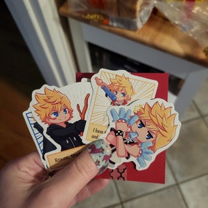 Kingdom Hearts Roxas Funny Stickers - Etsy