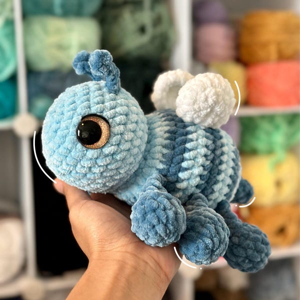 Low Sew Bumblebee Crochet Amigurumi Pattern | PDF Digital Download ...