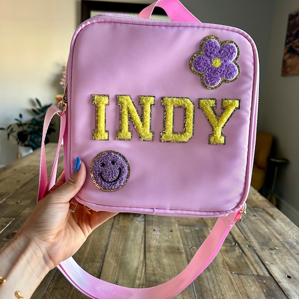 Personalized Lunchbox Kids Custom Lunch Box for School Bag With Patches ...