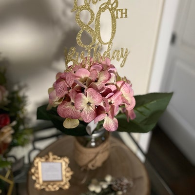 80th Birthday Centerpiece 80th Centerpiece 80th Birthday Party 80th