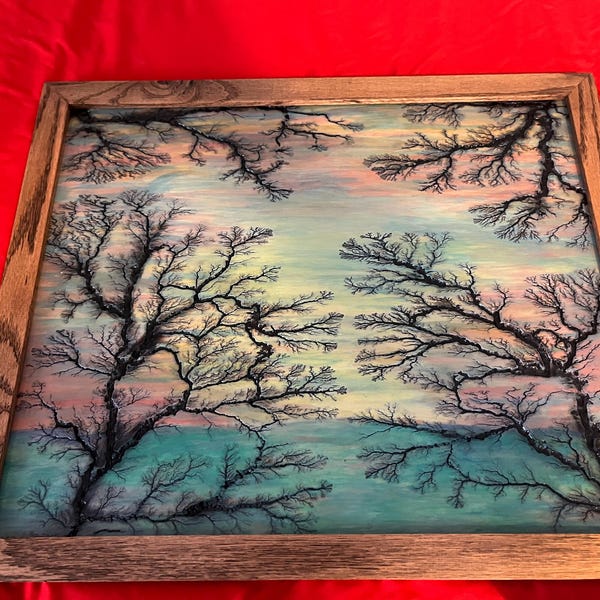 Large Lichtenberg Art Burning - Etsy